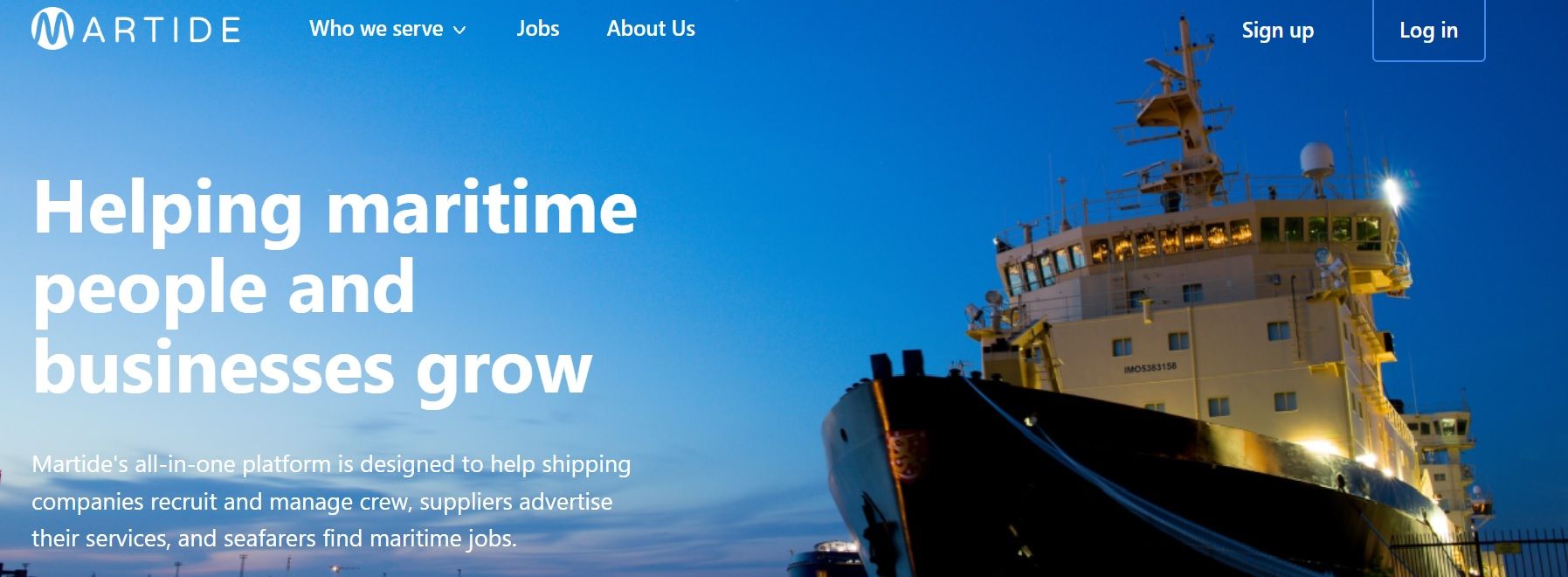 Martide seafarer jobs and maritime recruitment advert