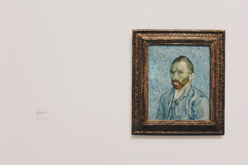 Self portrait of Van Gogh