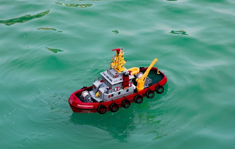 Toy tugboat
