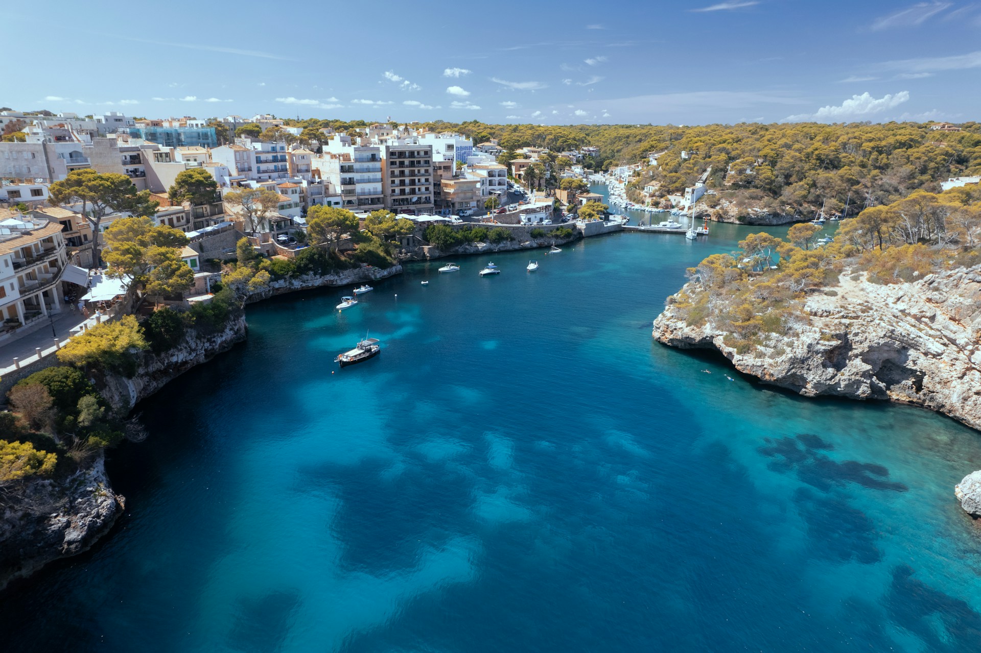 a quite bay in Mallorca, Spain