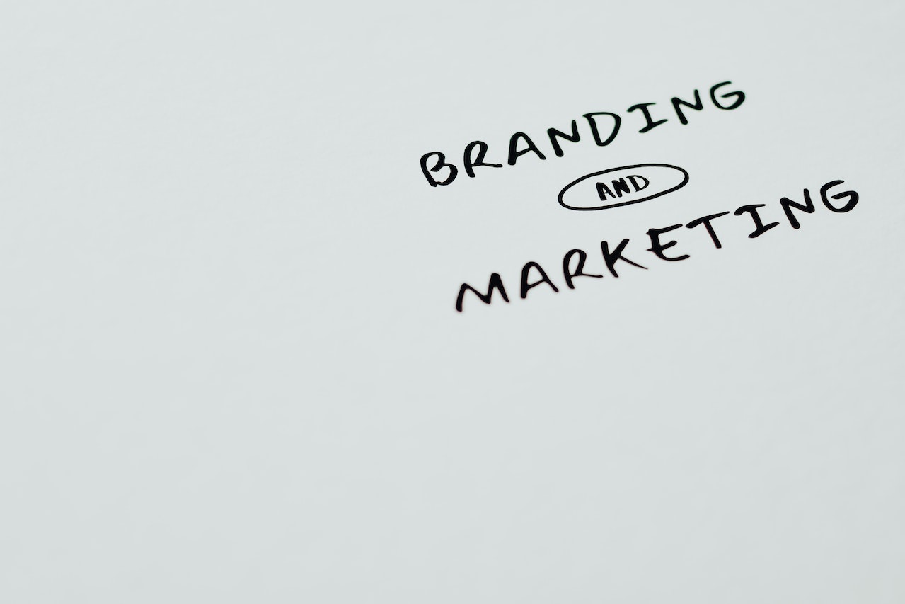 branding and marketing written down