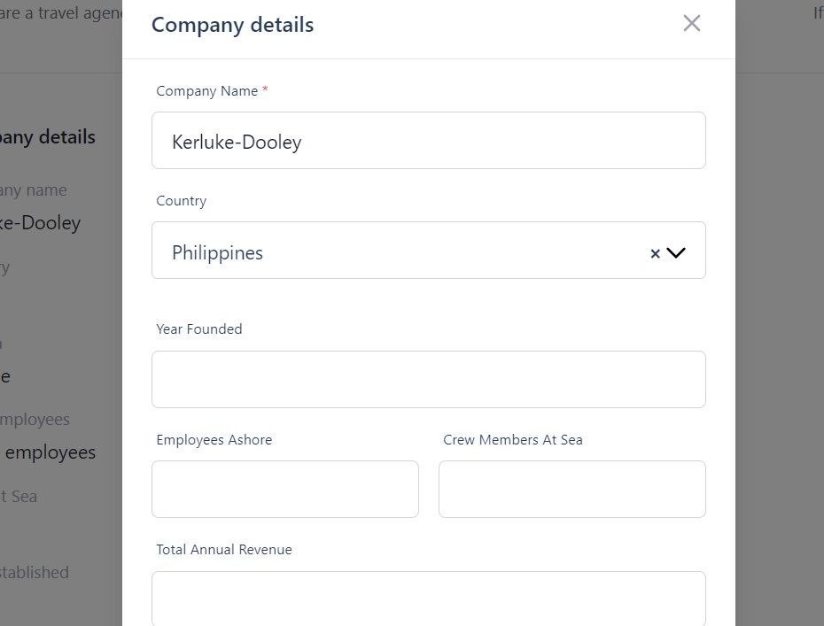 Screenshot of Martide's maritime recruitment and maritime crew management system software