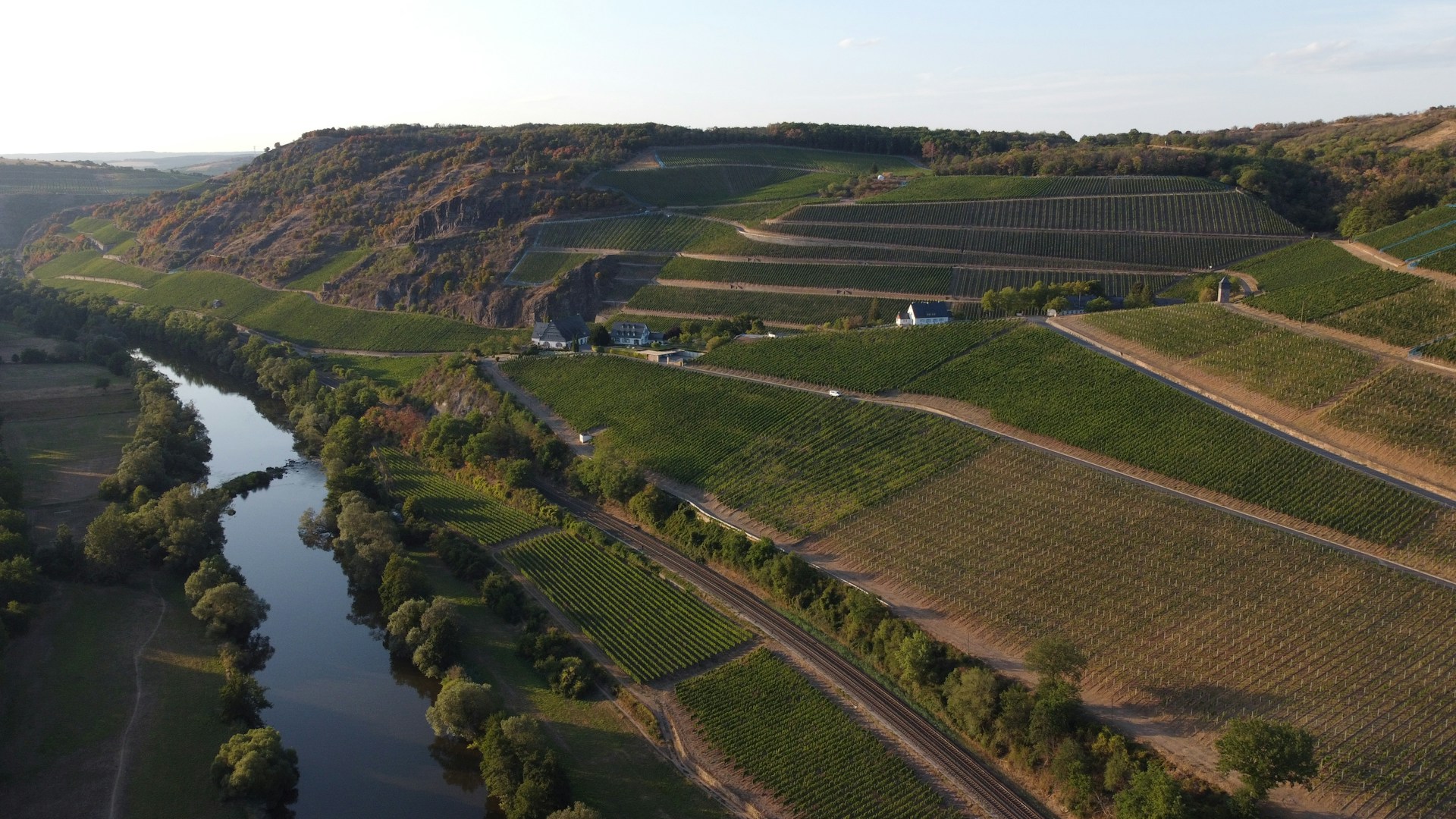 a river running through the German countryside