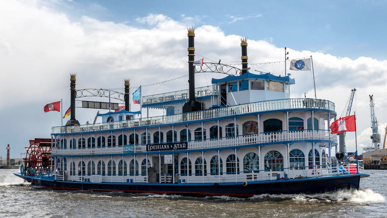 a Mississippi river boat