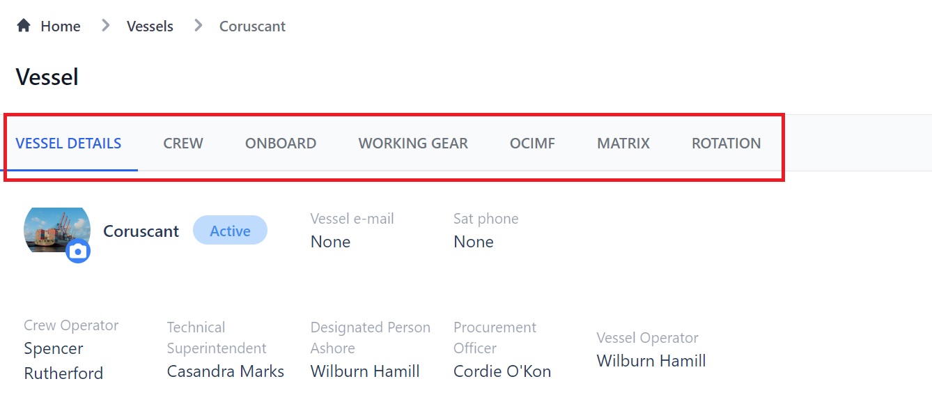 Screenshot of Martide's maritime recruitment and maritime crew management system software