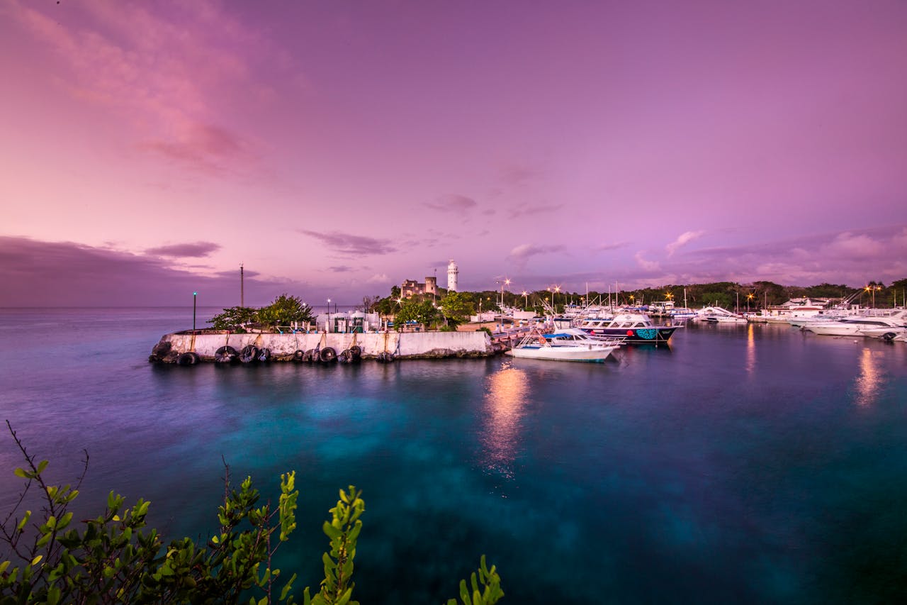 Harbor at San Miguel de Cozumo, Mexico