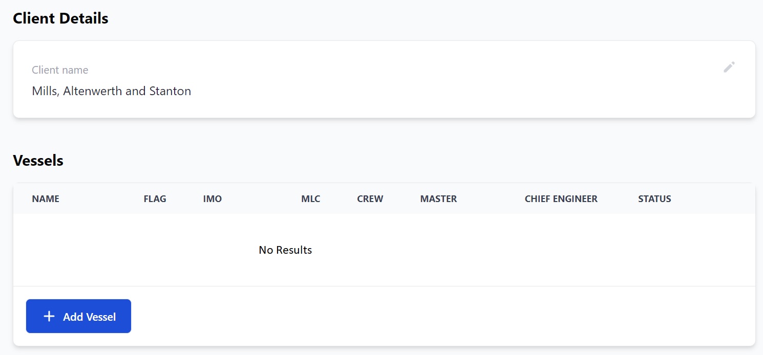 Screenshot of Martide's maritime recruitment and maritime crew management system software