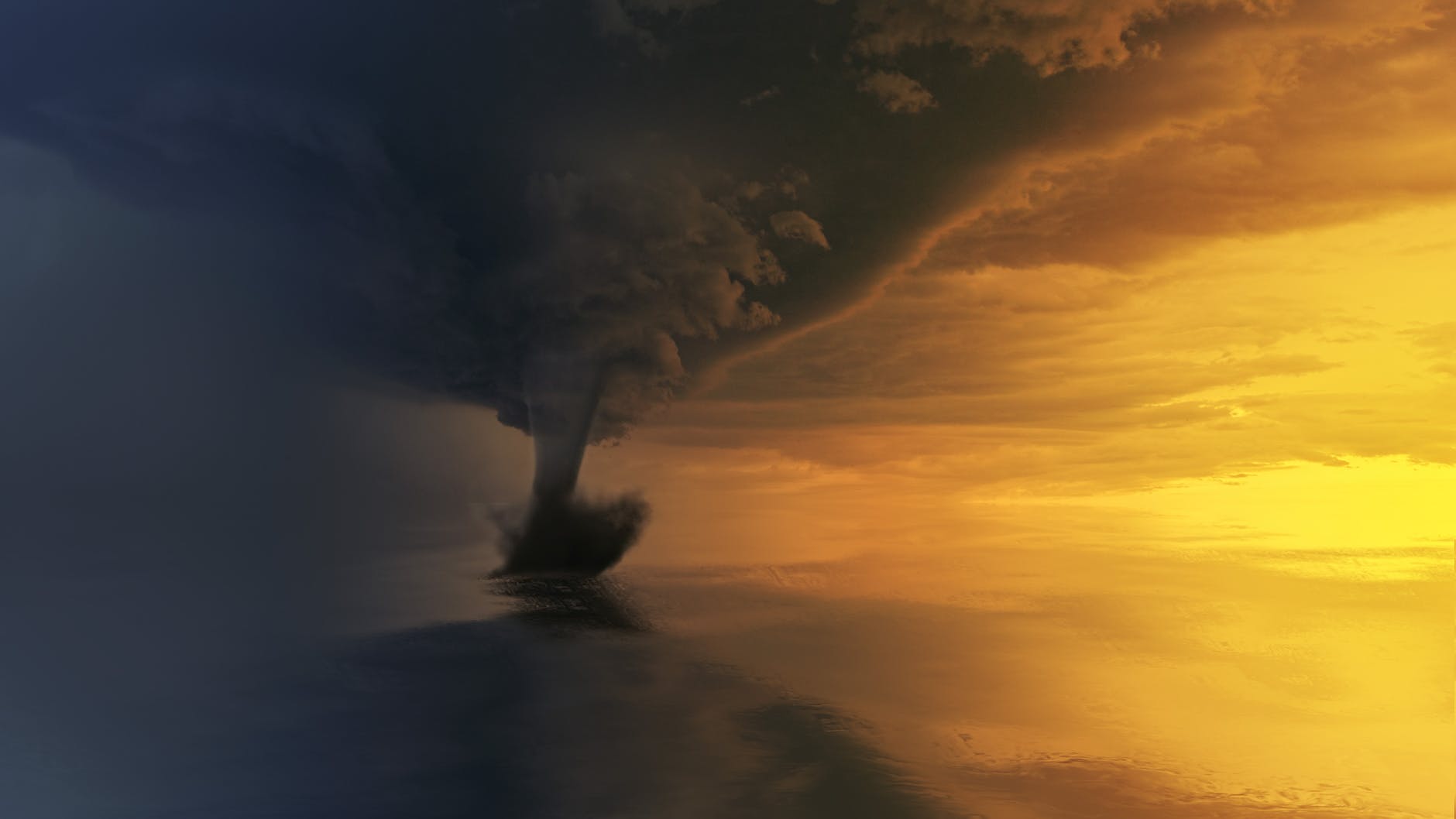 a tornado at sea 