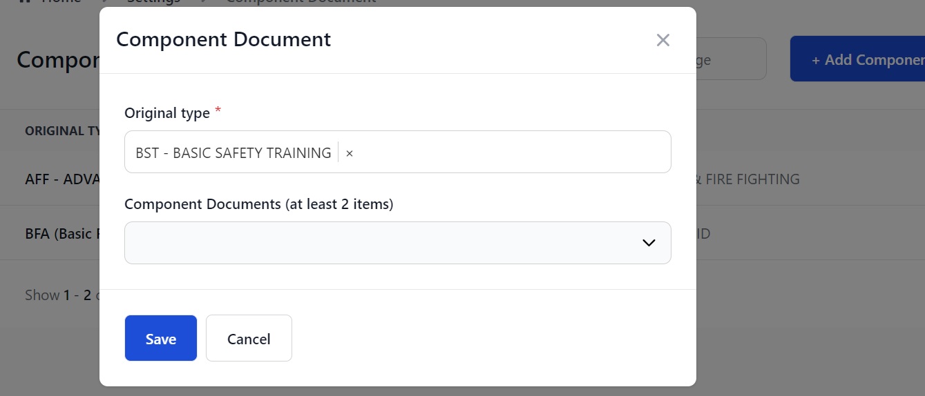 Screenshot of Martide's maritime recruitment and maritime crew management system software