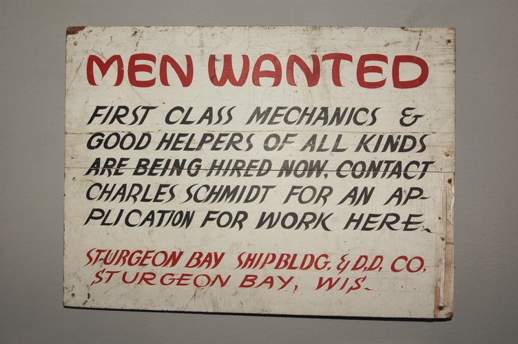 vintage maritime recruitment advert
