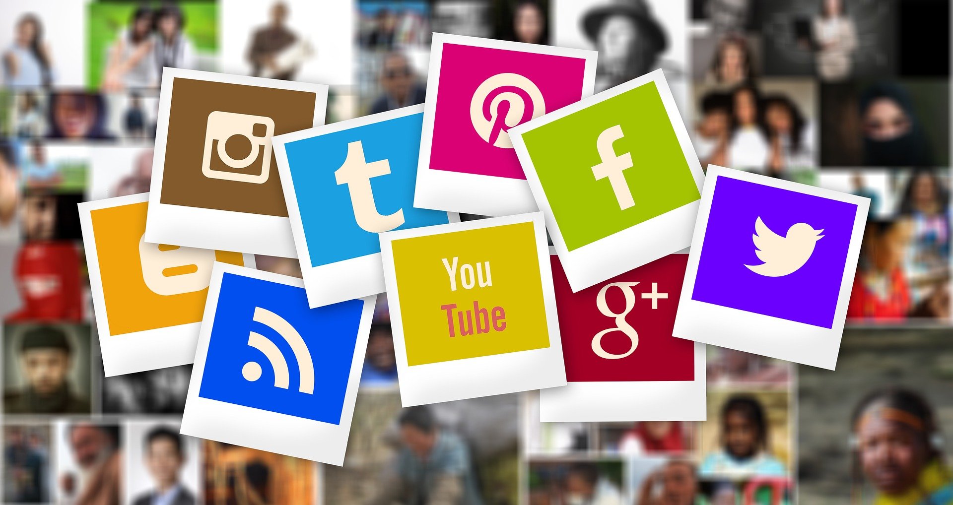 assorted social media platform logos