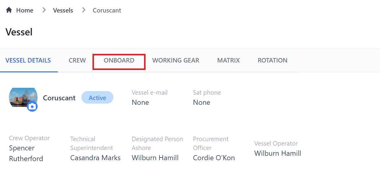 Screenshot of Martide's maritime recruitment and maritime crew management system software