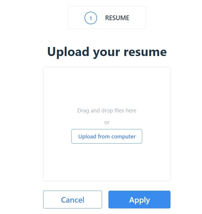 Screenshot of Martide's maritime jobs board and seafarer online resume software