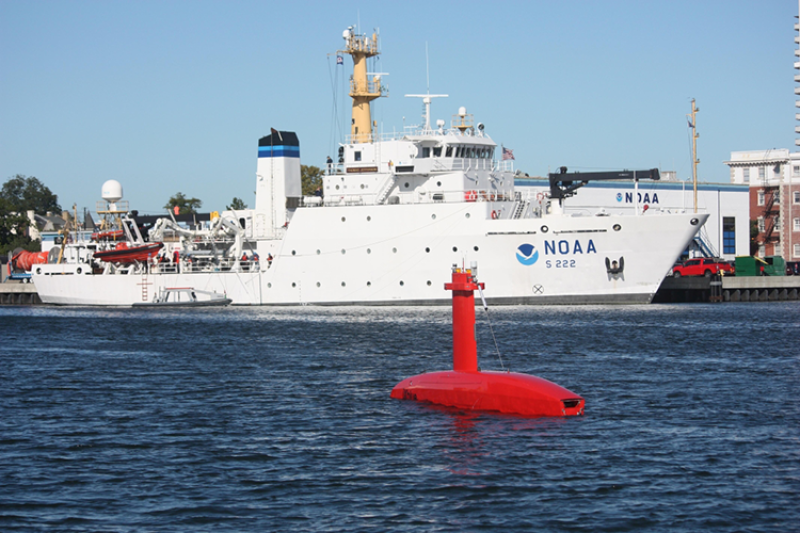 NOAA Teams USV With Research Vessel for Unmanned Surveys