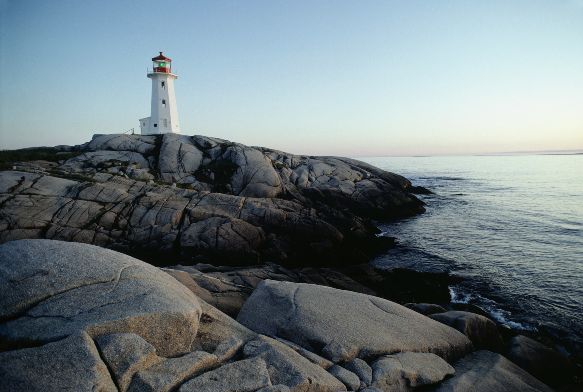 lighthouse in Peggy's Cove, Maine, USA