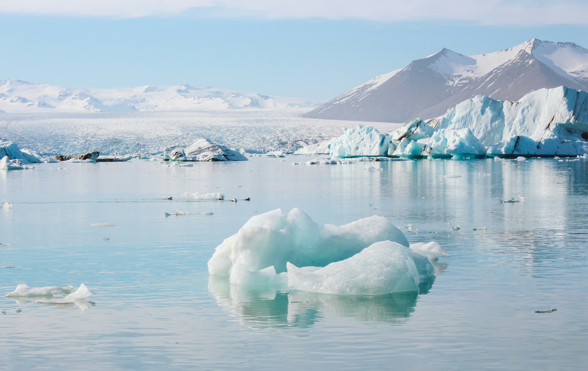 a path through icy waters