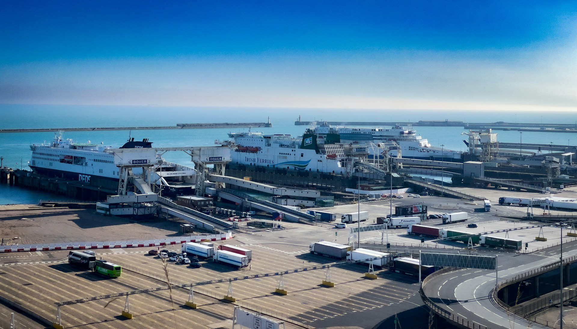 the Port of Dover, UK