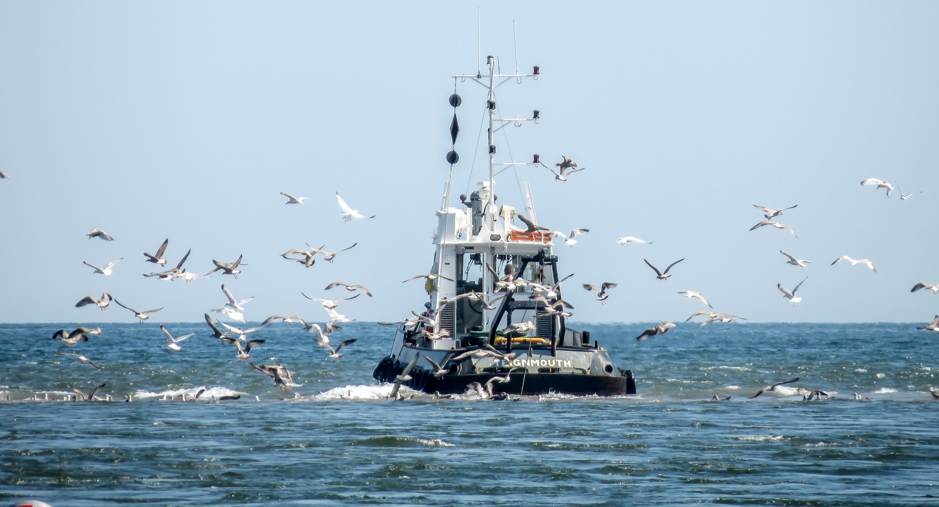 a fishing dredger