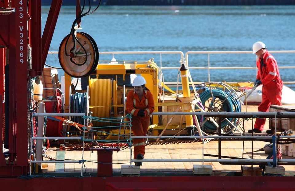 seafarer working on deck